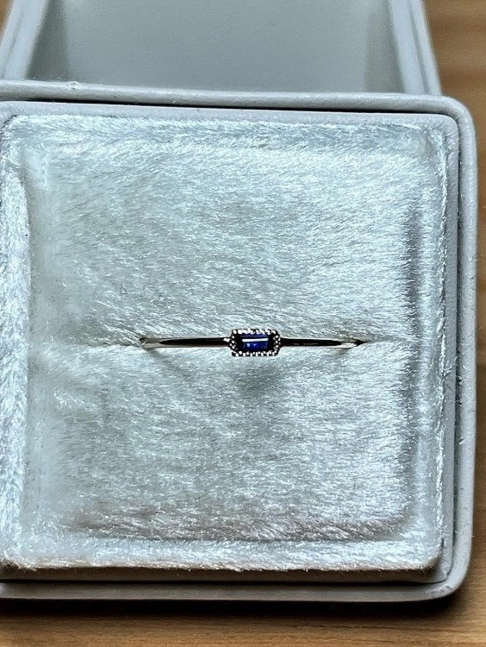 Jennie Kwon Blue sapphire ring